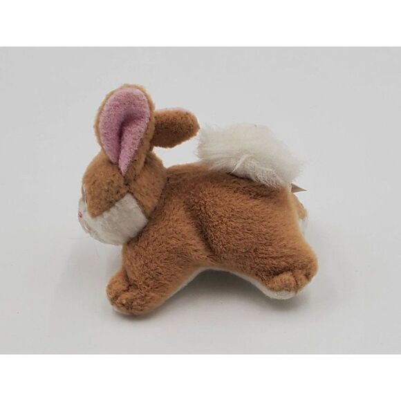 Vintage Pound Puppies Mini Rabbit Plush Light Brown 2.5" - Picture 2 of 6
